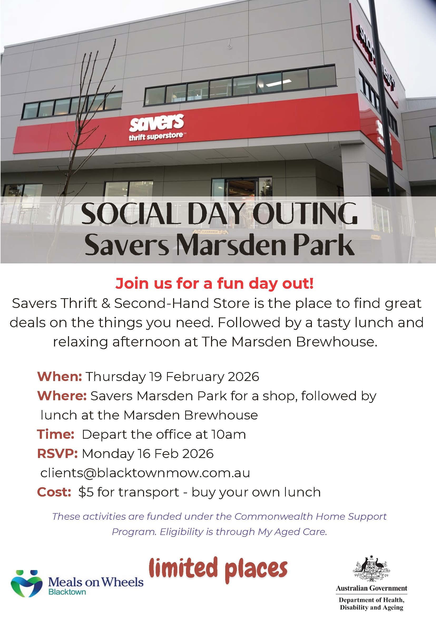 Savers + Brewhouse Marsden Park