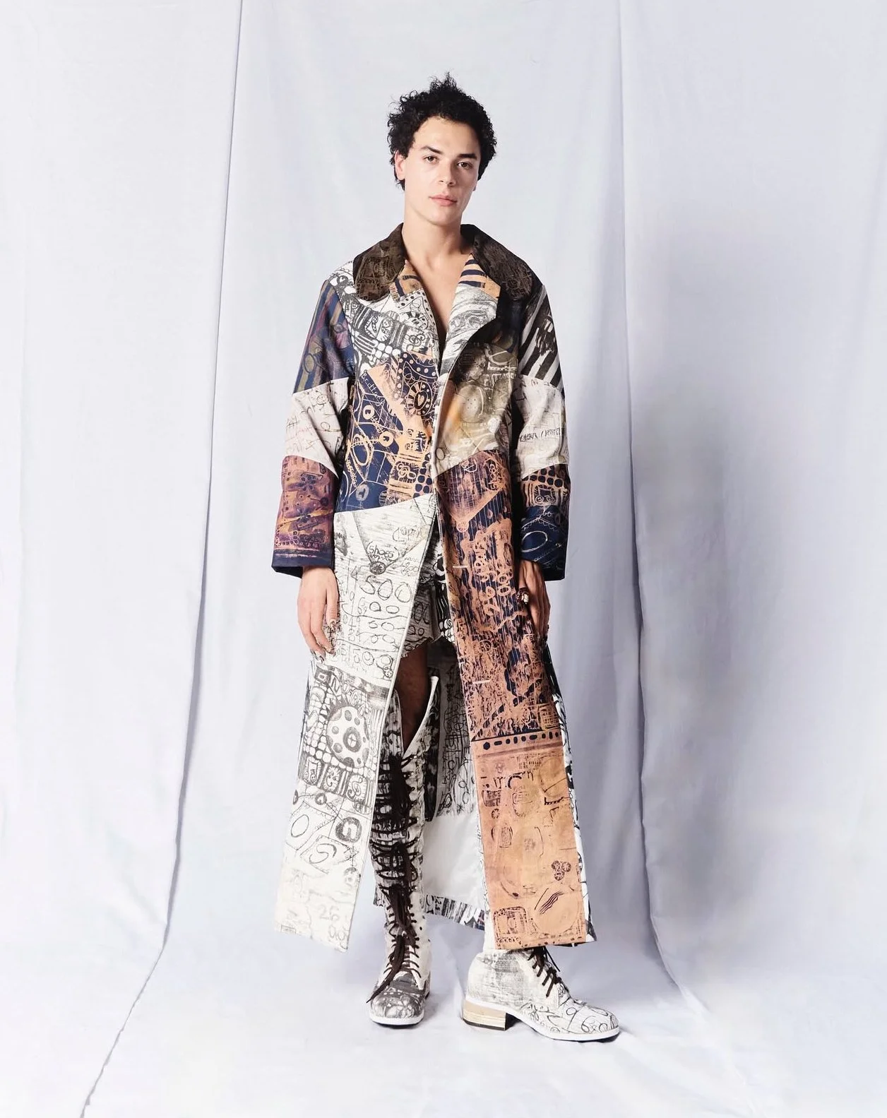  Iordanes Spyridon Gogos AFW 2025. Textile by Brittany Wyper. Photo by Alexander Cooke  