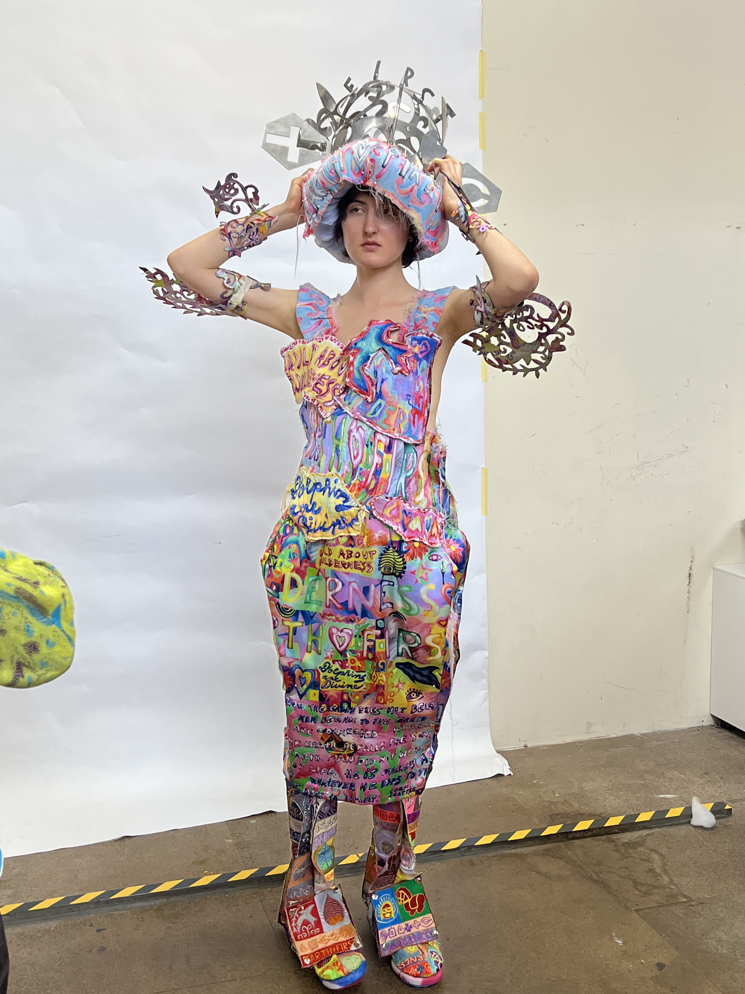  Brittany Wyper x Jenny Kee for Iordanes Spyridon Gogos Textile Collaboration AFW 2022
  