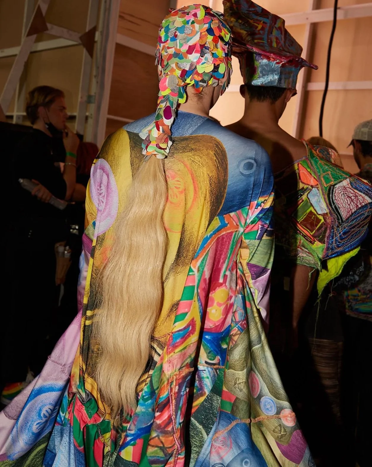   Iordanes Spyridon Gogos AFW 2021. Textile by Brittany Wyper. Photo by Jamie Heath  