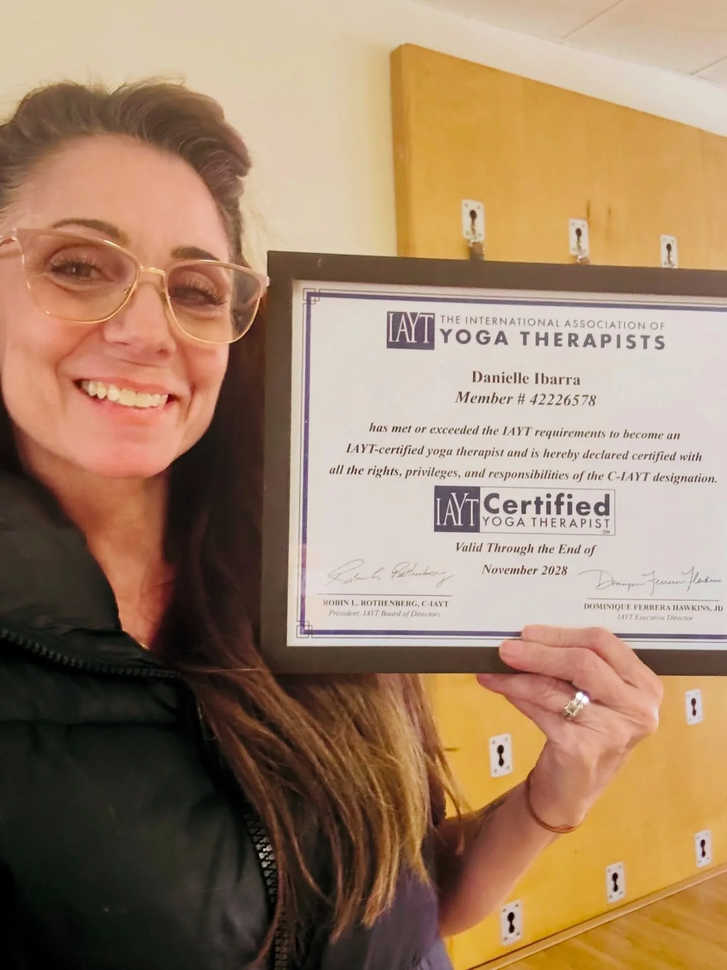 Of all my certifications, my Yoga Therapy certification is the one I hold closest to my heart, and the one that asks the most of me.

I always dreamed of becoming a physical therapist. Instead, I chose a degree in dance and studio operations&hellip;a