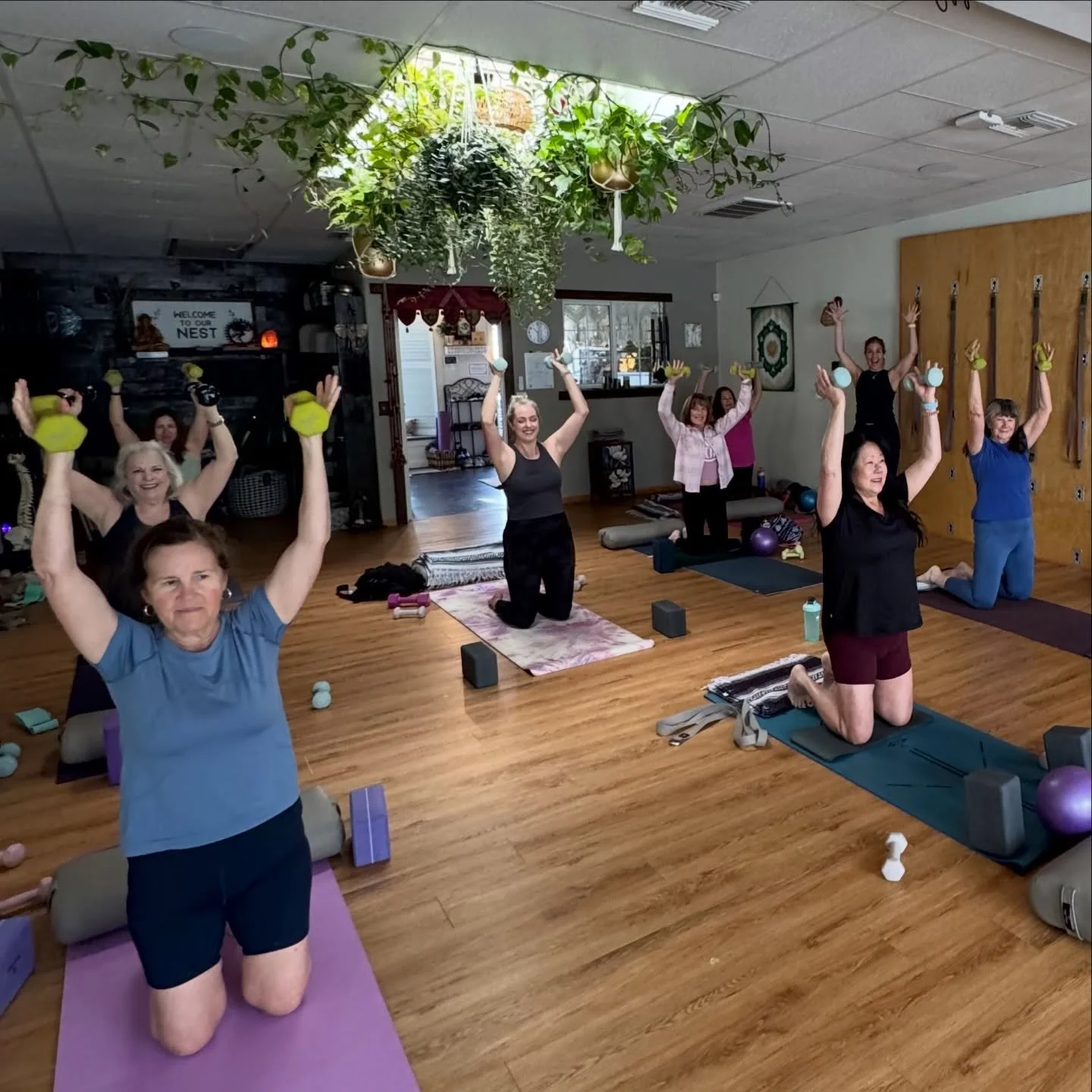 Join @elizabethhooperdoneyoga every Tuesday &amp; Thursday at 10:30 for 💪Tone &amp; Sculpt💪
A mindful blend of strength, movement, and breath to leave you feeling strong and centered.

#yogayogascv #sculptclass #mindfulmovement #strengthandbalance