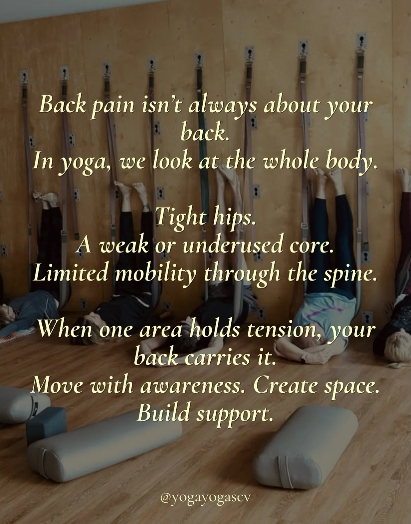 No matter what you&rsquo;re carrying in the body, our experienced teachers are here to hold space and offer practices that help you feel supported.

Come as you are. Let us take care of the rest.

#YogaYoga #GentleWellness #YogaTherapy #MindfulMoveme
