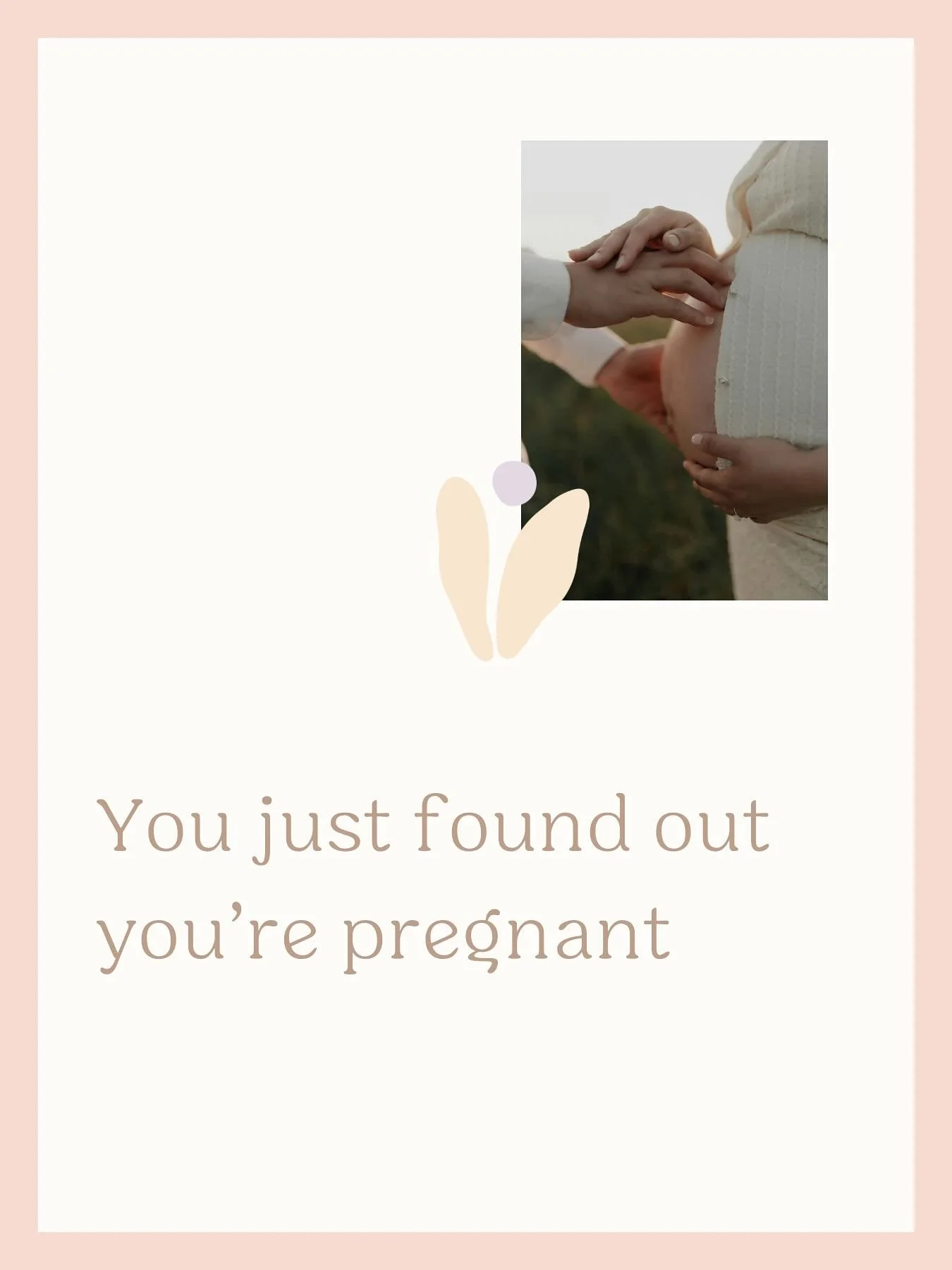You&rsquo;ve just found out you&rsquo;re pregnant, now what? 

You can choose to see a midwife from conception, no referral necessary. As an endorsed midwife I can help you confirm your pregnancy, order blood tests and ultrasounds. We can discuss you