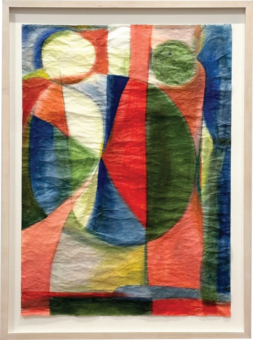 CAROLINE DENERVAUD
VERT ET ROUGE SE RECONTRENT, 2023
Charcoal, casein, pigments on korean paper
framed in white washed maple and museum grade glass
49 x 37 ′′