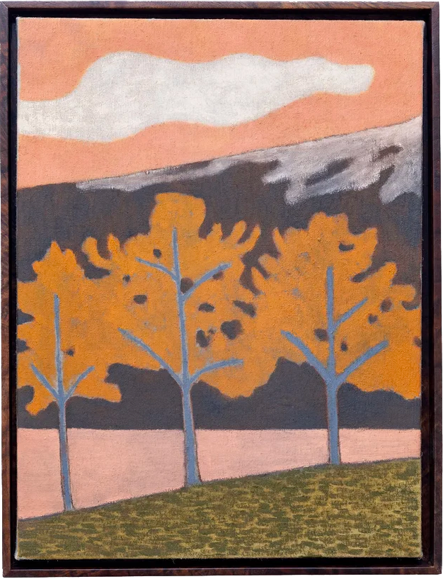 RYAN DOBROWSKI
Three Orange Trees, 2025
Oil on linen
16 x 12 ′′