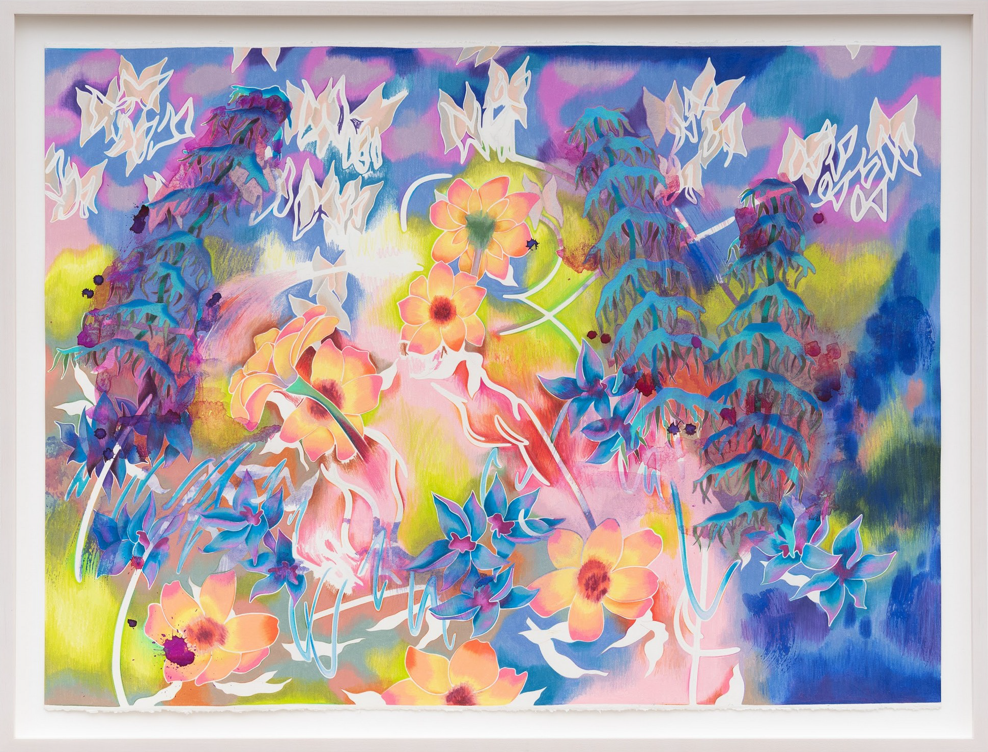 SARAH ANN WEBER
Wild Glint, 2023
Watercolor and colored pencil on panel
22 x 30 ′′ / 25 x 33 ′′ framed
