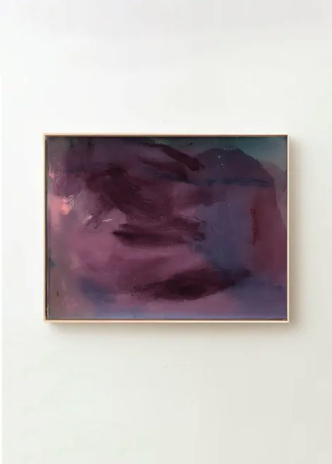 MAJA DLUGOLECKI
You Turned My Life Upside Down in the Best Possible Way, 2025
Acrylic on canvas
14 x 18 ′′