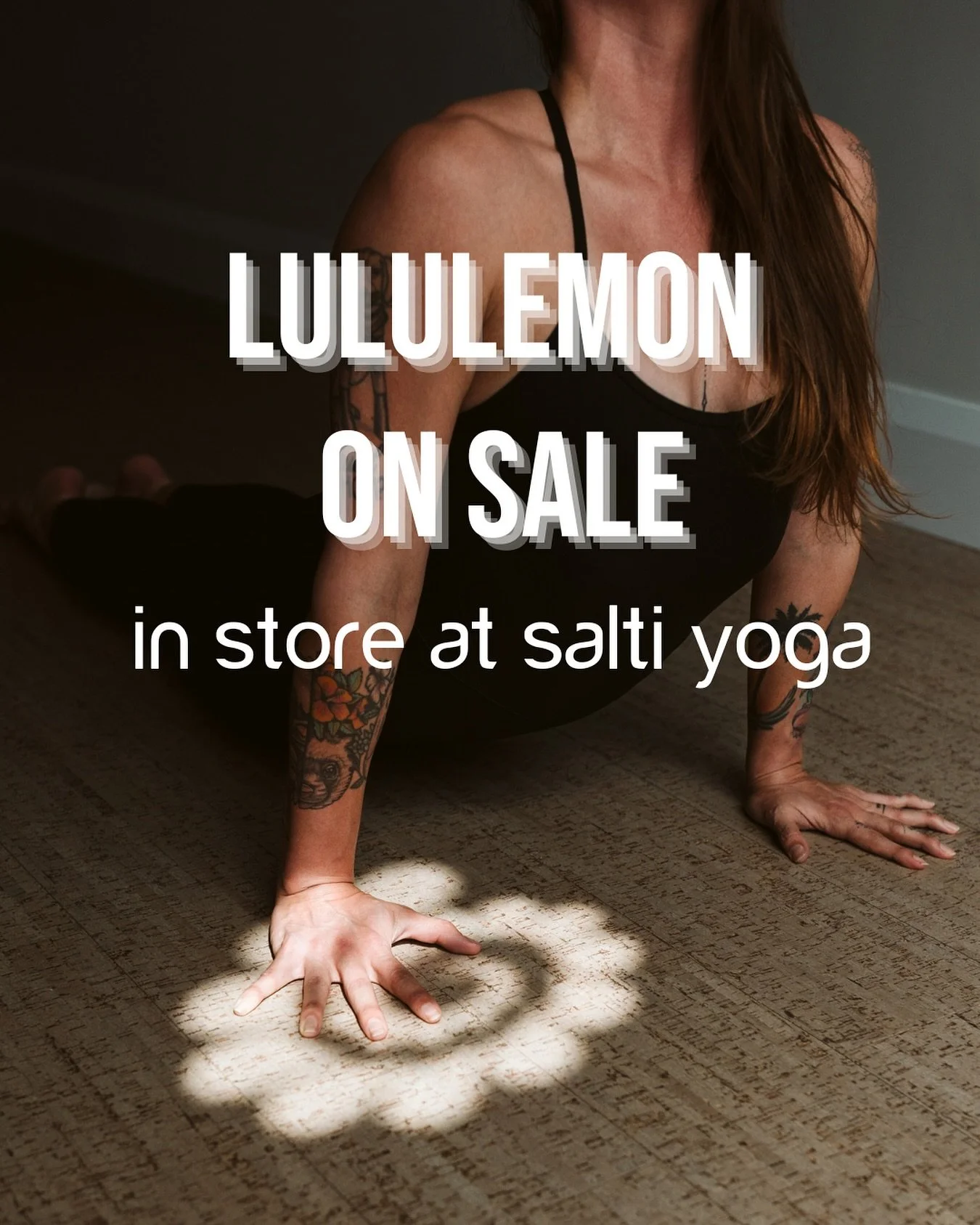 all retail is on sale now &mdash; including lululemon! 🧘&zwj;♀️

stop by the studio between now and october 31st to shop and save.

whether you&rsquo;re treating yourself or getting a head start on gift ideas, you&rsquo;ll find something you love. ?