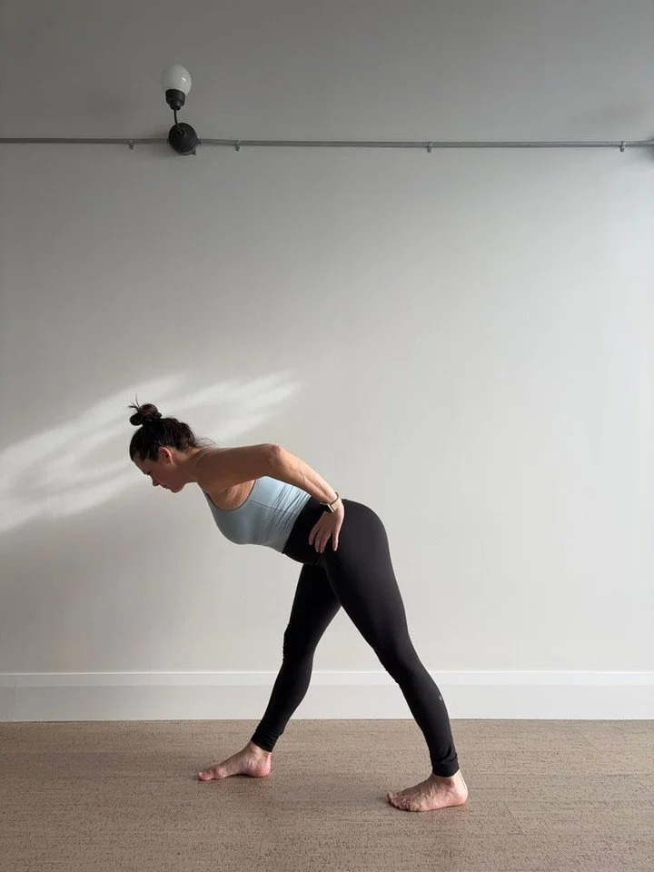 Feeling a little tight through your hamstrings or hips? Flat Back Pyramid Pose is a simple, steady way to reset your whole posterior chain. ✨

Benefits include:
&bull; Lengthens the hamstrings without forcing the stretch
&bull; Creates spaciousness t