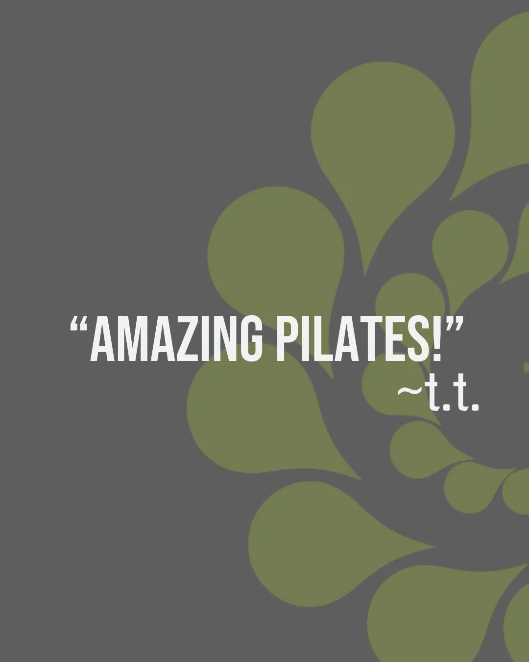 We won't argue with this client review 😉 

Book your warm pilates class today and see for yourself. 

www.saltiyoga.ca/schedule

#peterboroughyoga #pilatesinpeterborough #makeamove #saltiyoga