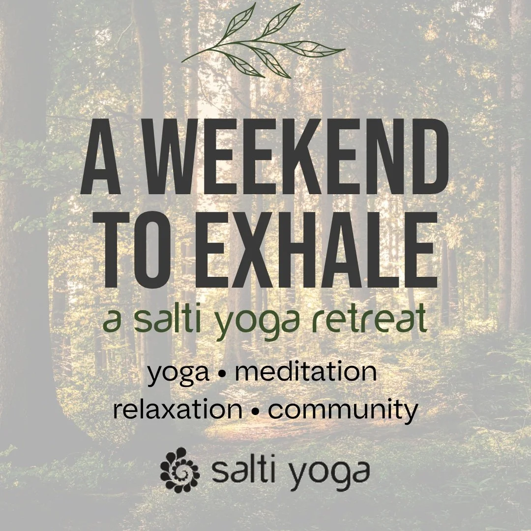 REGISTRATION IS LIVE 🍂

It's here. The Weekend Exhale is officially open for booking, and we cannot wait.

We're heading to Wild Nature Retreats; 50 acres of forest along the Nottawasaga River, about two hours from Peterborough. Private rooms availa