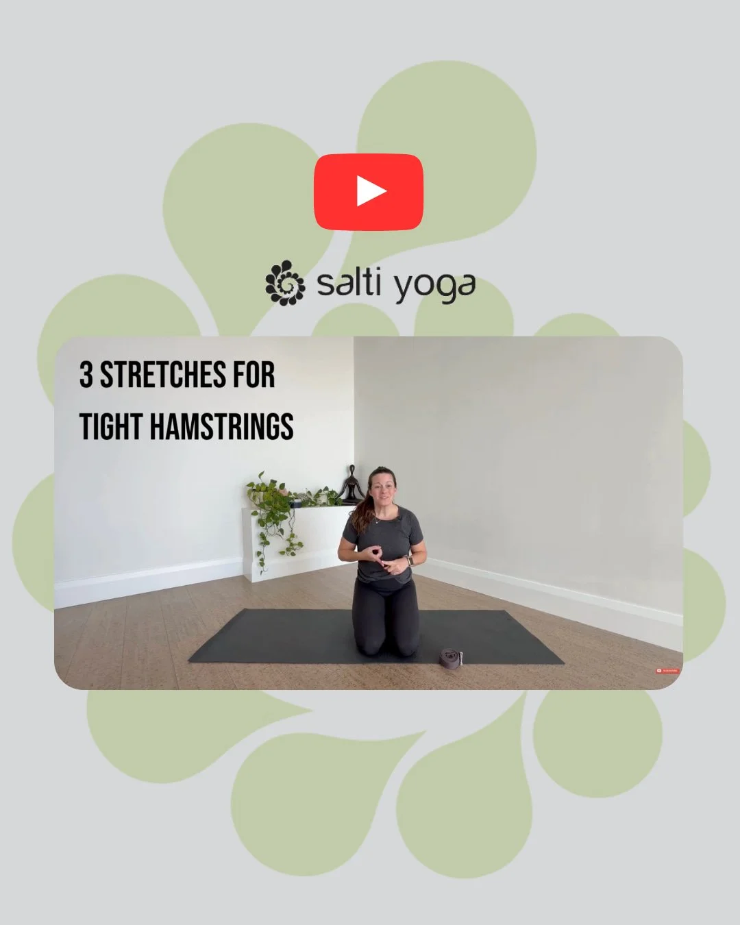 POV: you just finished a run and your hamstrings are not happy about it. Try these 3 stretches; quick, targeted, and made for exactly this. Full video is on our YouTube (link in bio or Comment YOUTUBE for the link to our channel) 👆

#saltiyoga #runn