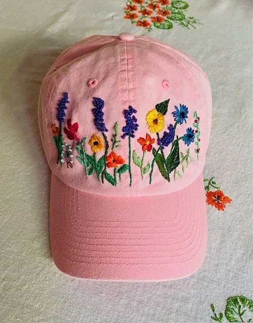 Pink baseball cap