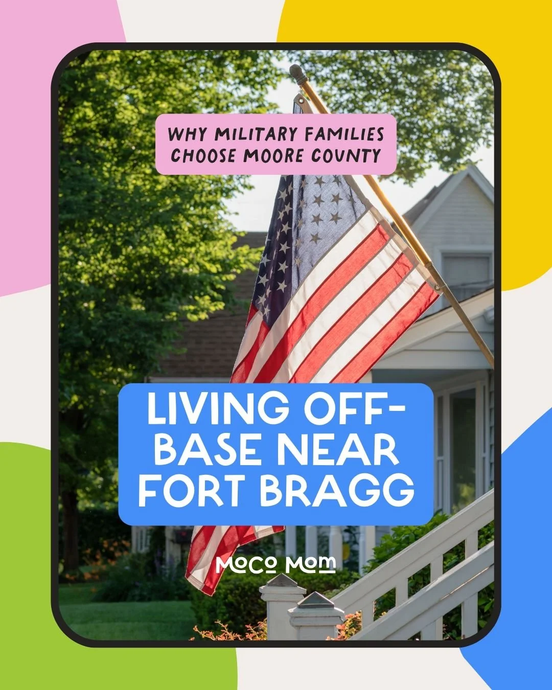 📦 PCSing to Fort Bragg and looking to live off-base? Start here.

I started MoCo Mom due to the fear of another overwhelmed mom navigating two-year waitlists&mdash;especially those new to town with no idea what alternative options were even availabl