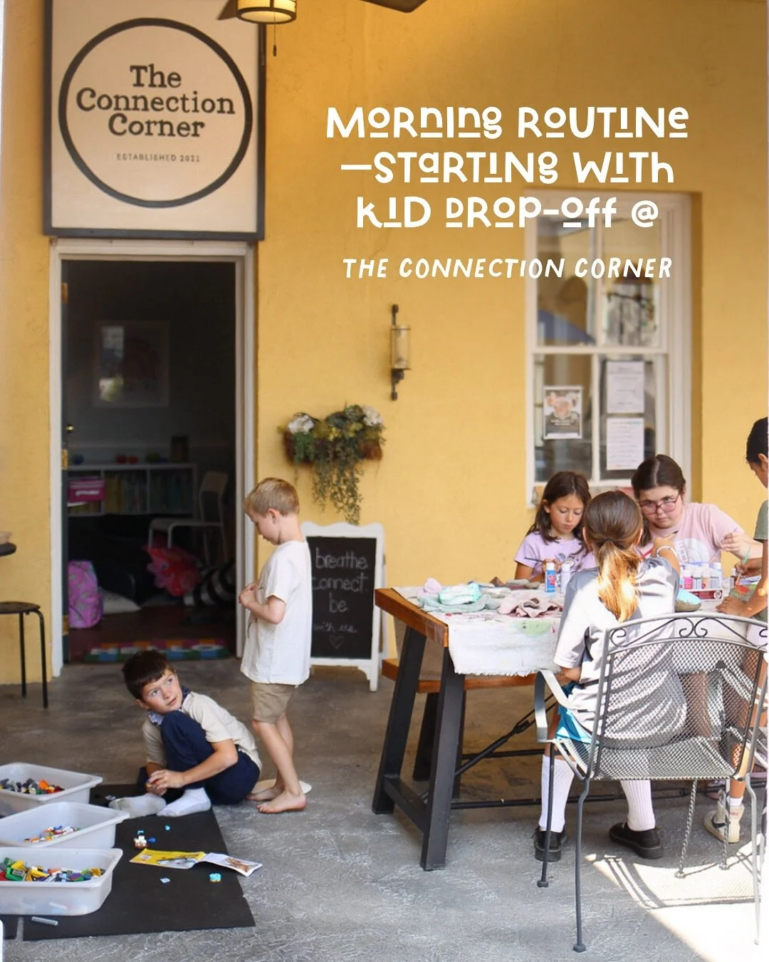 ✨ Slow mornings hit different when @theconnectioncorner_sp is your first stop.

Sign up for a class, drop off the kiddos, then take a deep breath. You&rsquo;re already in the heart of Downtown Southern Pines&mdash;so instead of hopping in the car to 