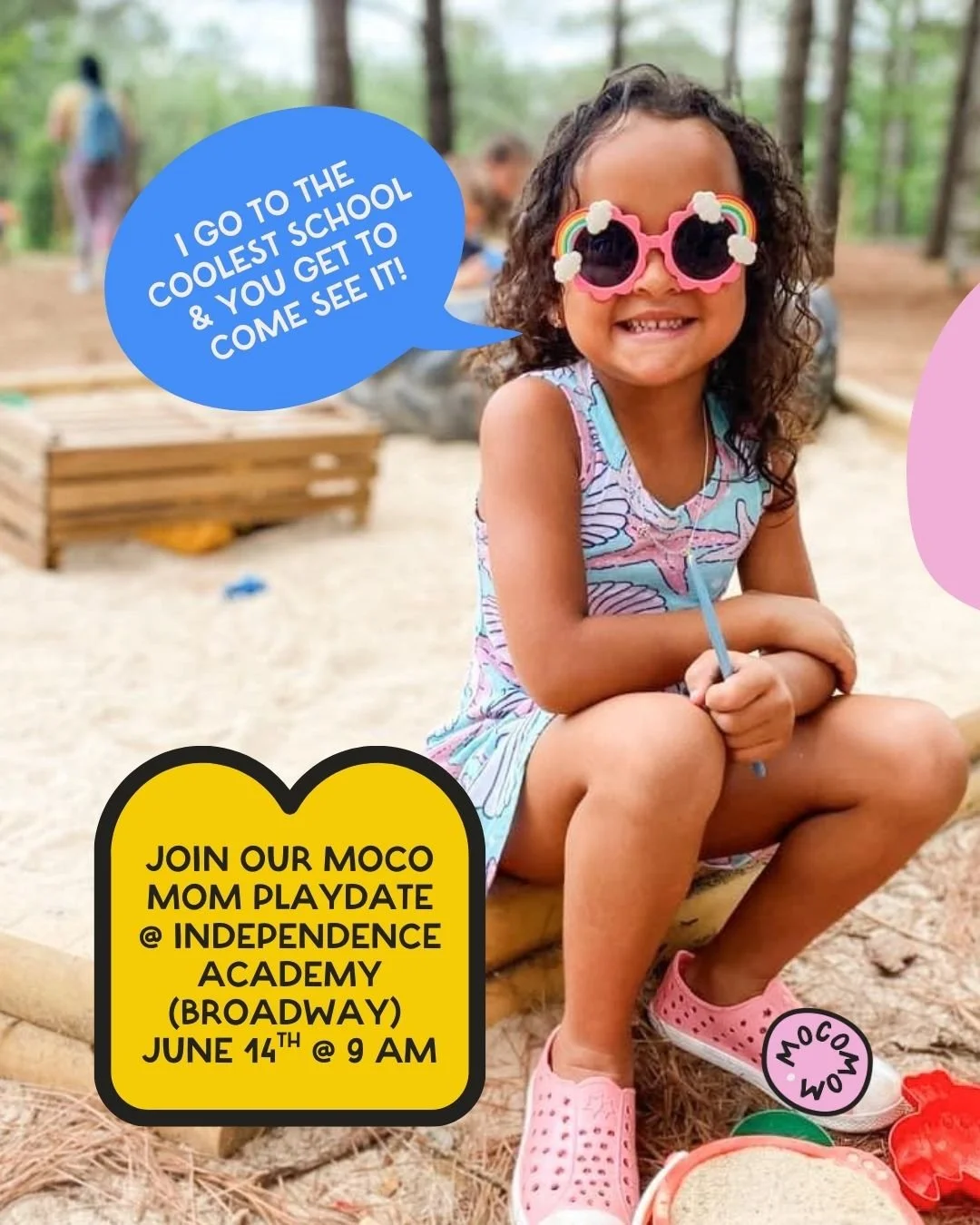 Join us for a special MoCo Mom Playdate at @independenceacademync, a private school inspired by Montessori and Reggio Emilia philosophies, serving toddlers through elementary students. Families will get to explore the campus, meet some of the staff, 