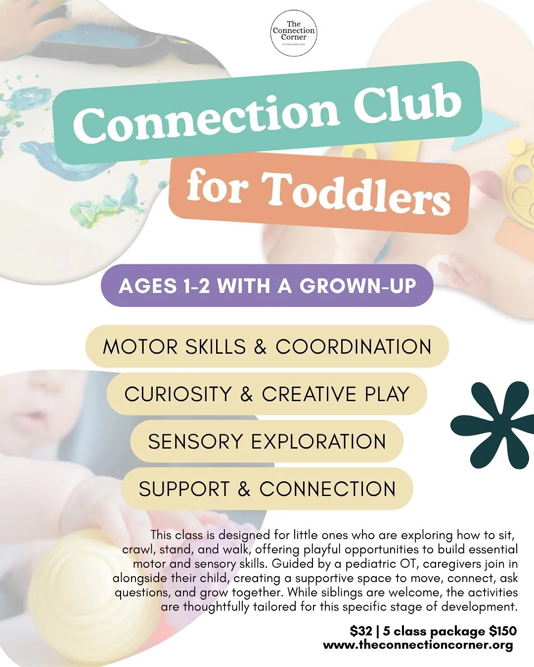 Connection Club for Toddlers (ages 1-2 with a grown-up)
