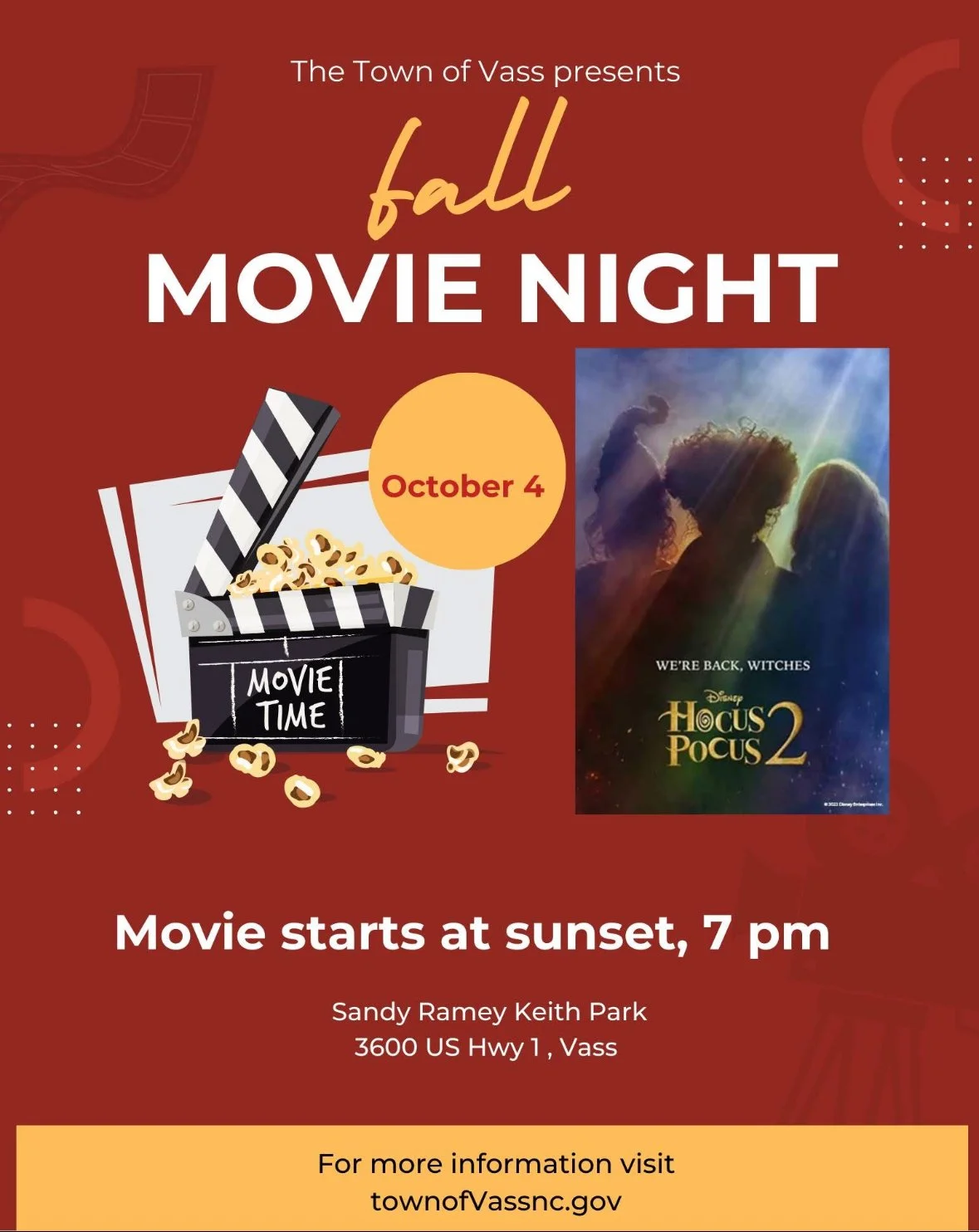 Outdoor Movie Night- Hocus Pocus 2