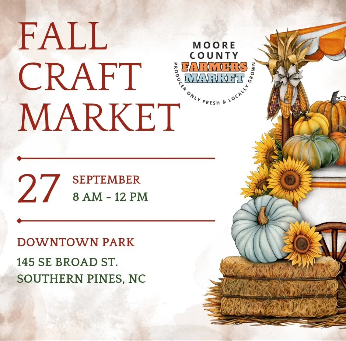 Fall Craft Market with Moore County Farmers Market