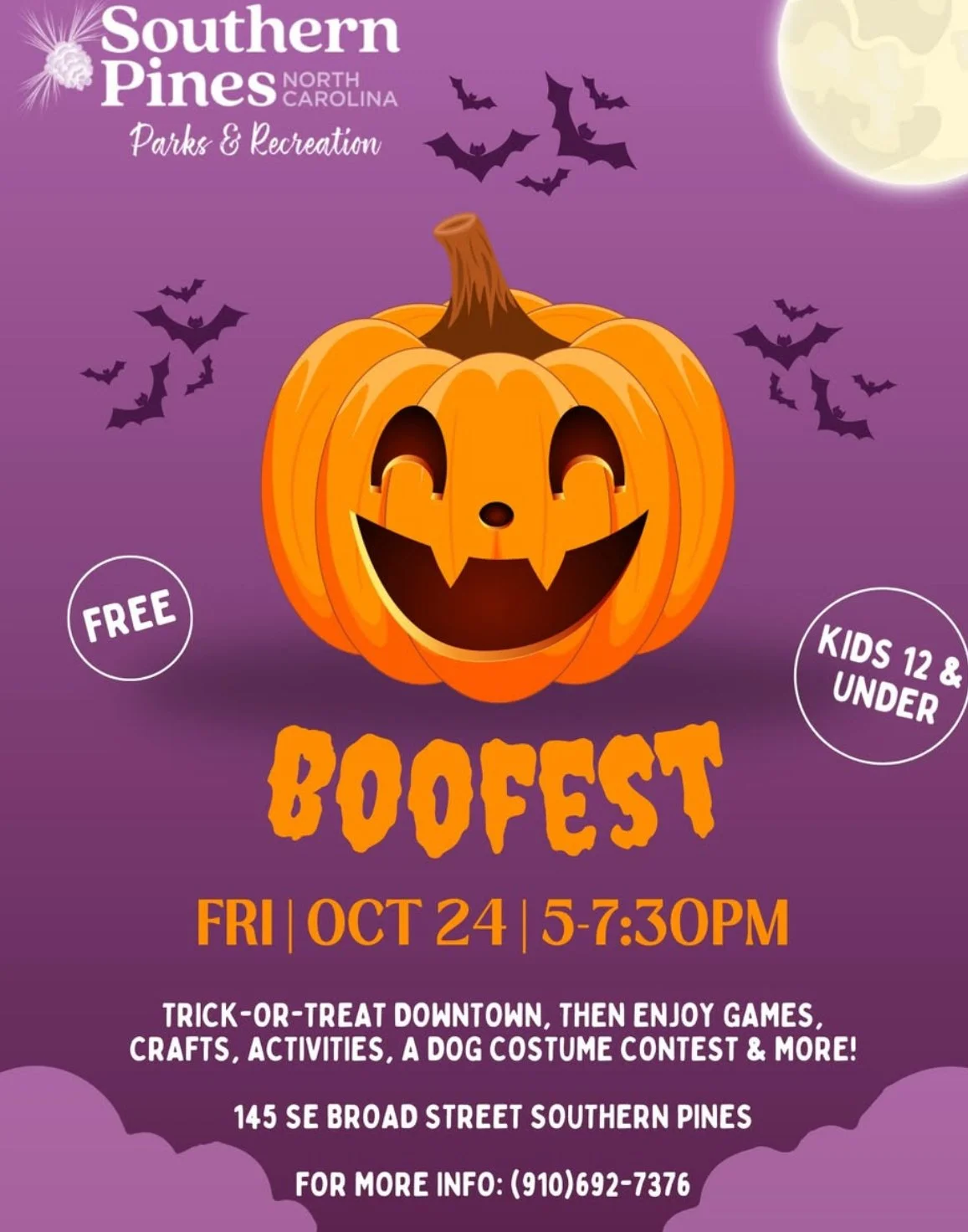 BooFest (ages 12 & under) FREE
