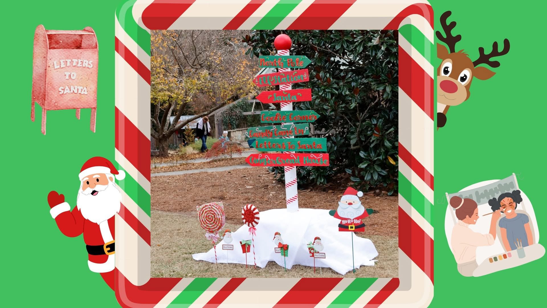 Santa in the Gardens