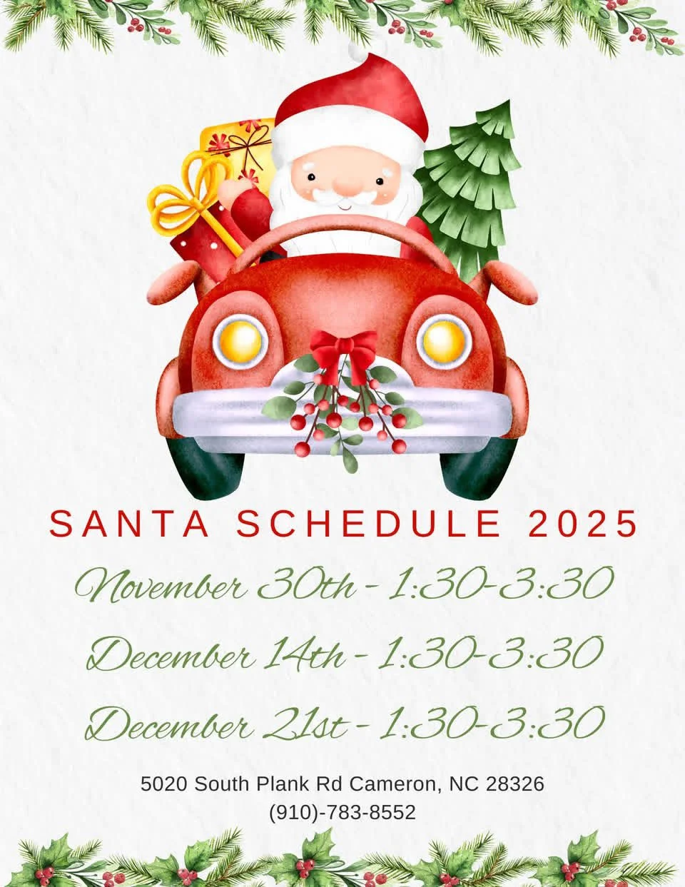 Santa Spotting @ White Hill Farms