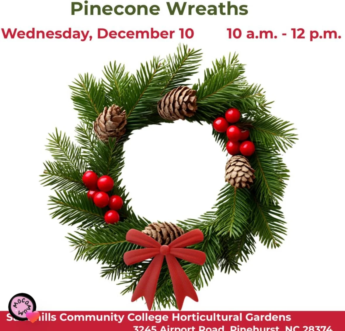 Pinecone Wreath Making