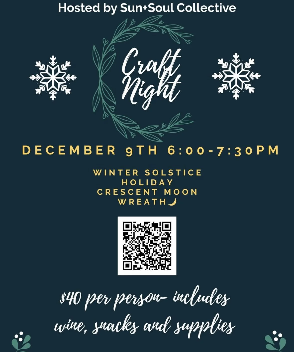 Winter Solstice Craft Night 