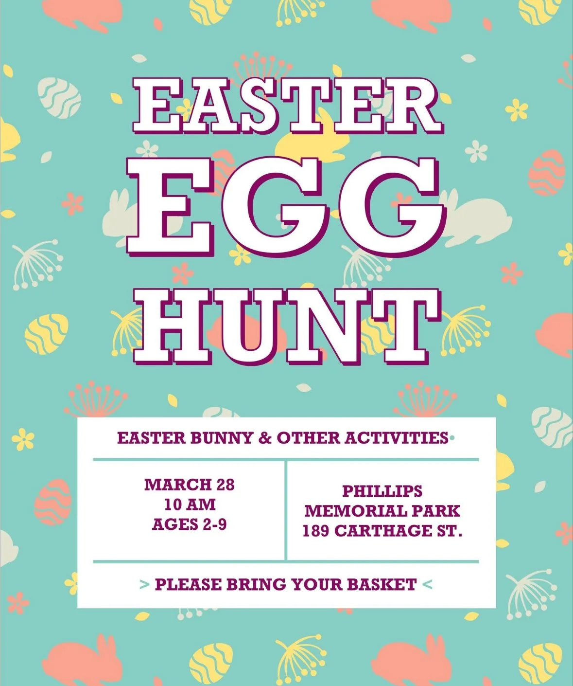 Easter egg hunt - Town of Cameron
