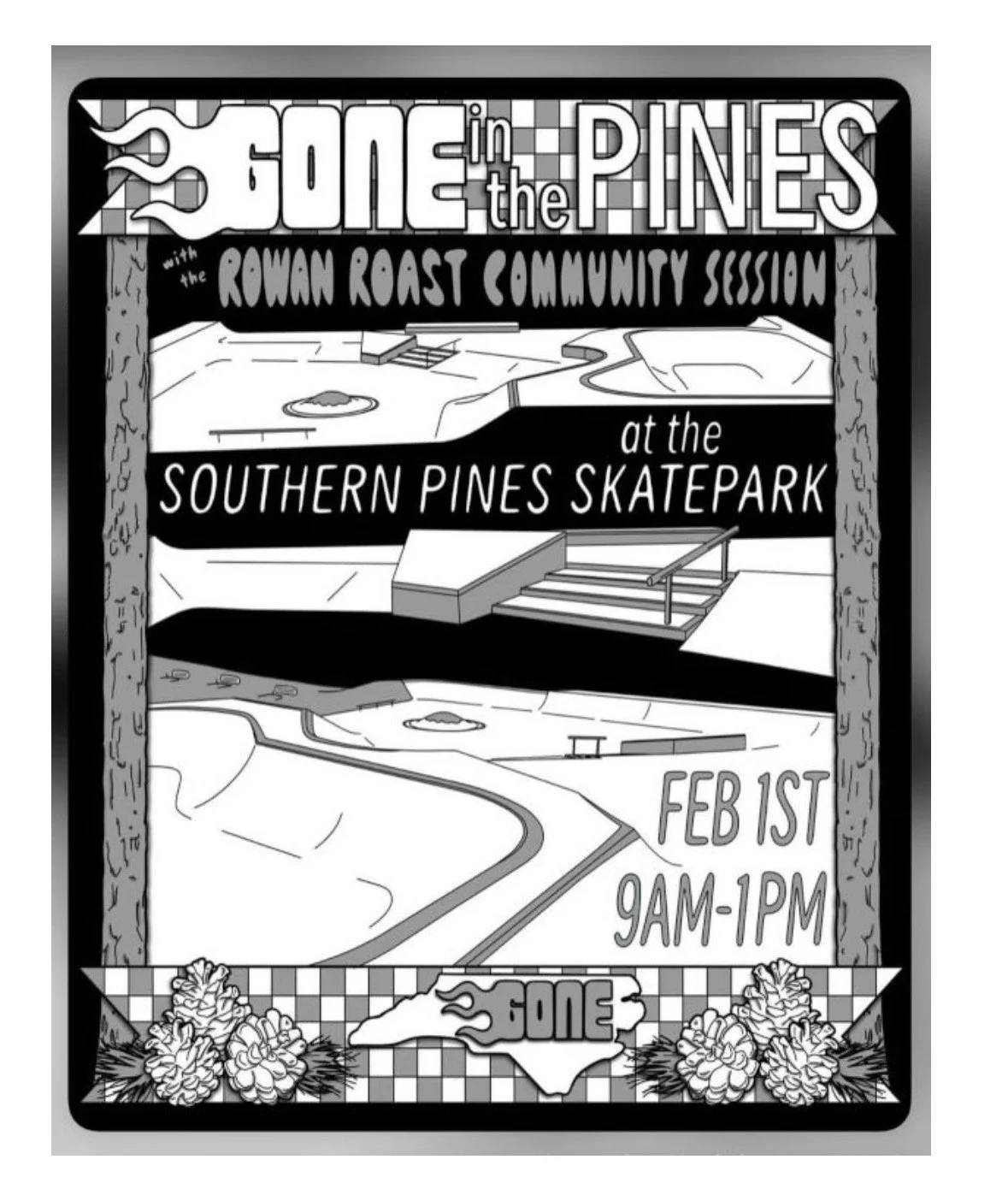 Gone in the Pines: Rowan Roast Community BMX Session