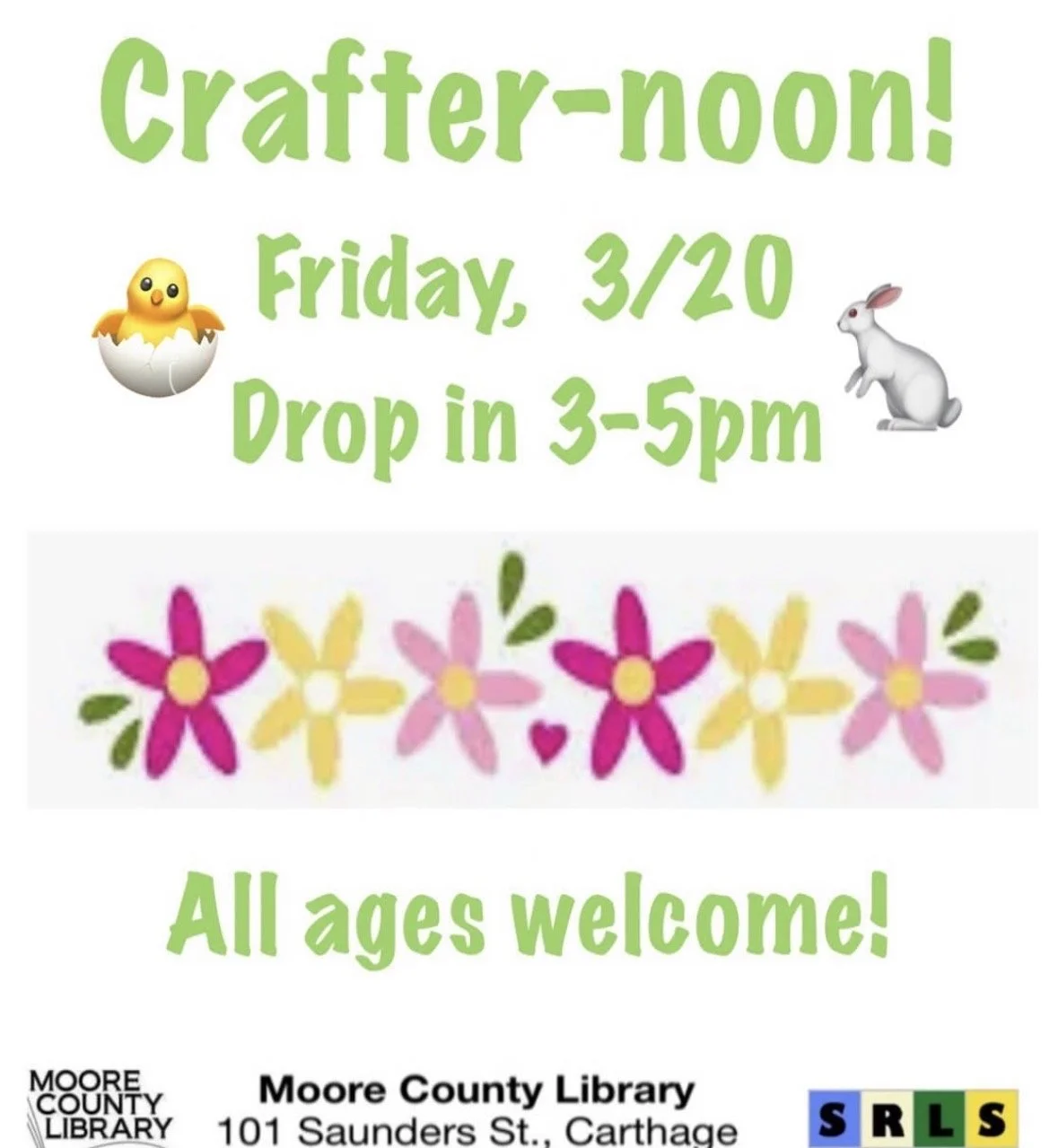 Drop-in Craft at the Library - ‘Crafter-noon’