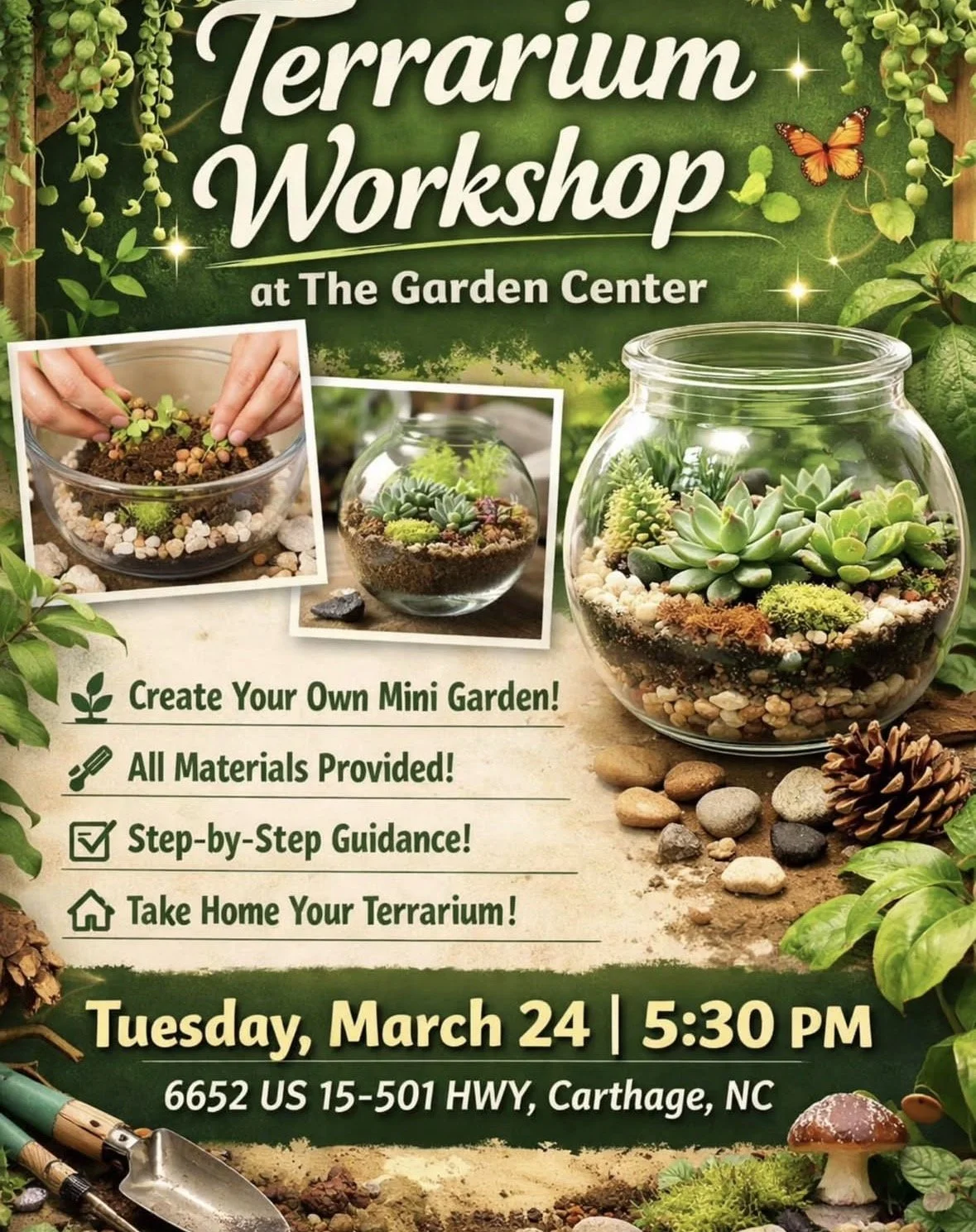 Terrarium Workshop @ AOS