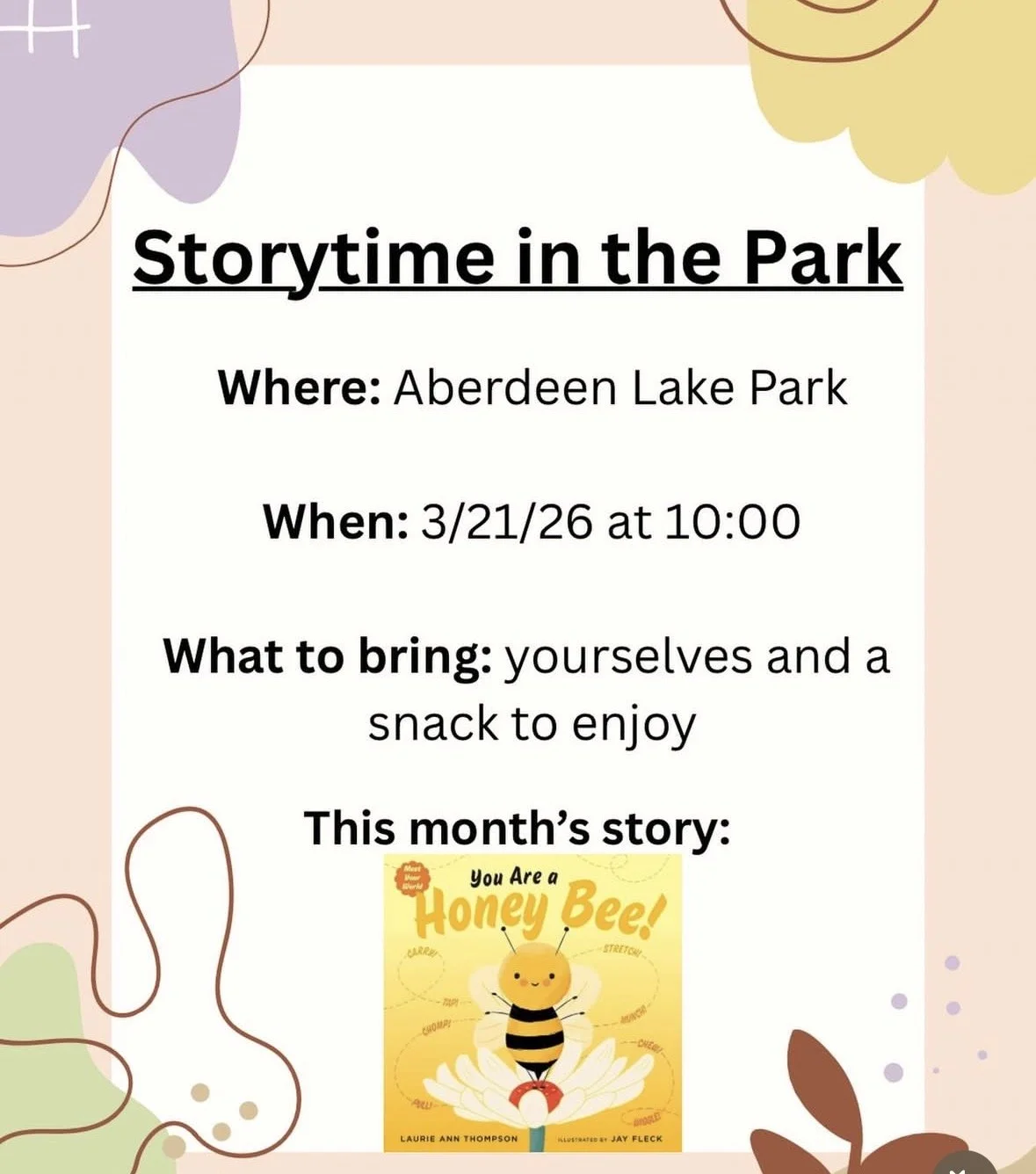 Story Time in the Park