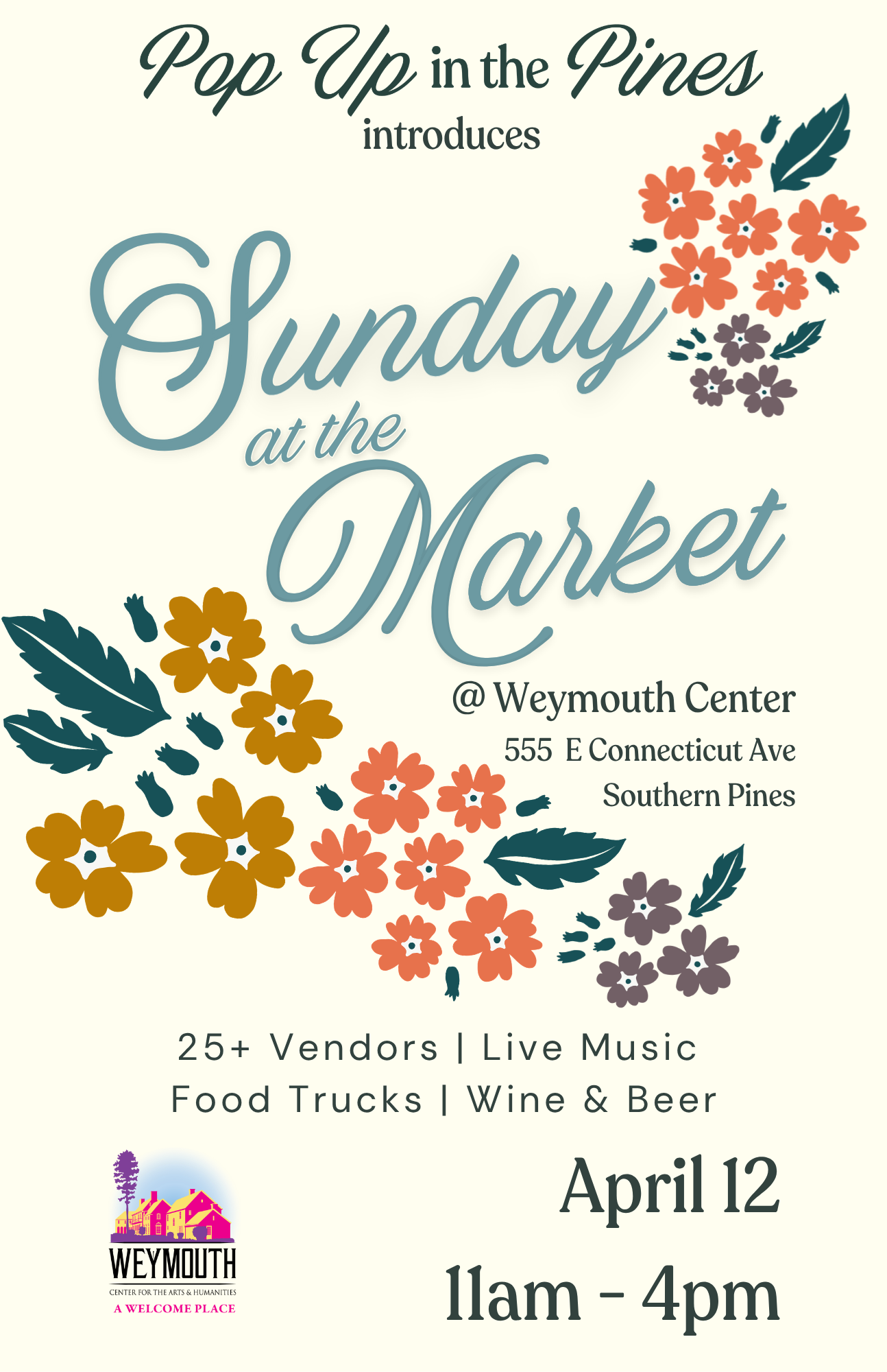 Sunday at the Market- A Pop Up in the Pines Event