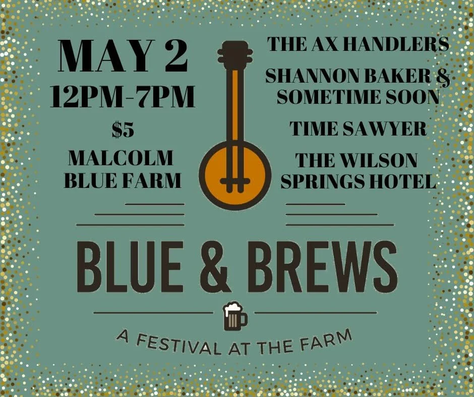 Blues and Brews Aberdeen NC May 2, Malcolm Blue Farm