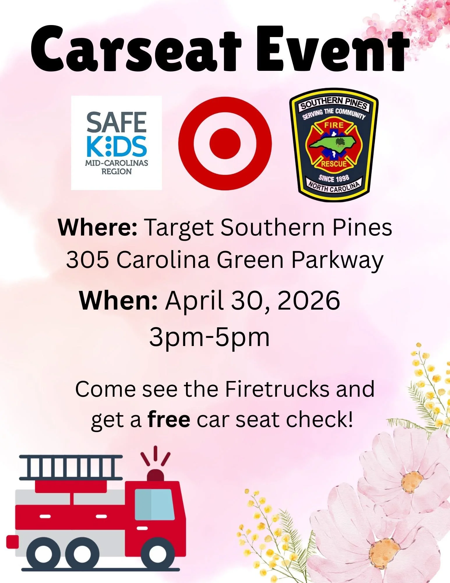 Car Seat Safety Event (Free Safety Checks!)