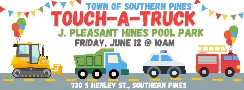 Touch-A-Truck with the Town of Southern Pines