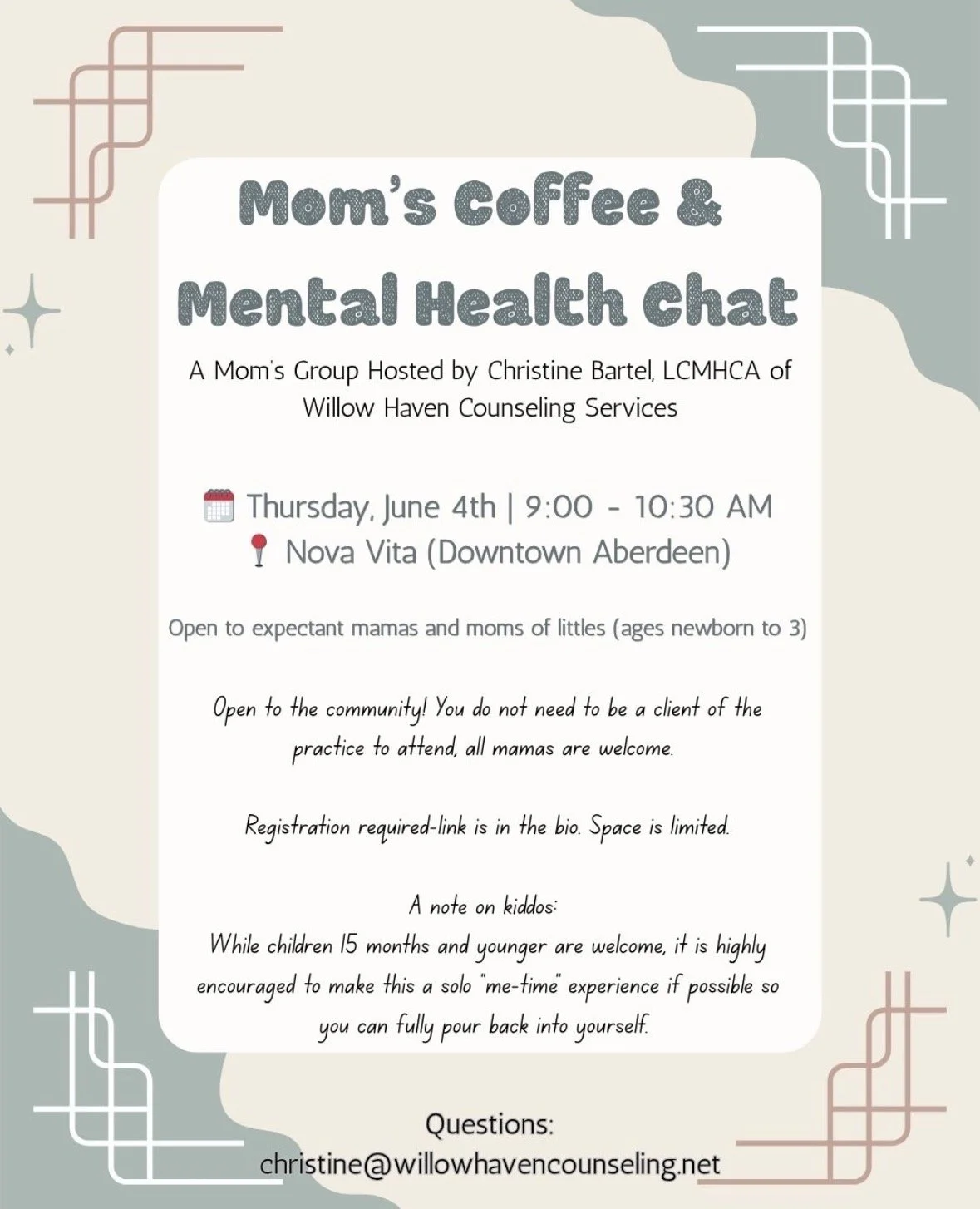 Moms Coffee & Mental Health Chat