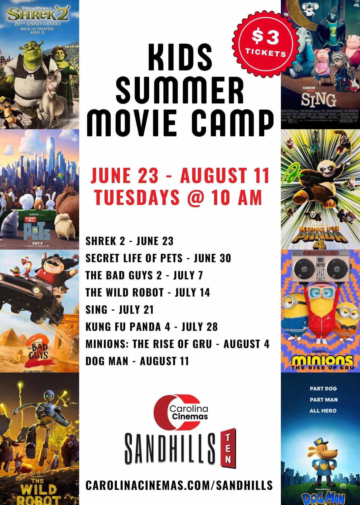 Kids Summer Movie Camp 