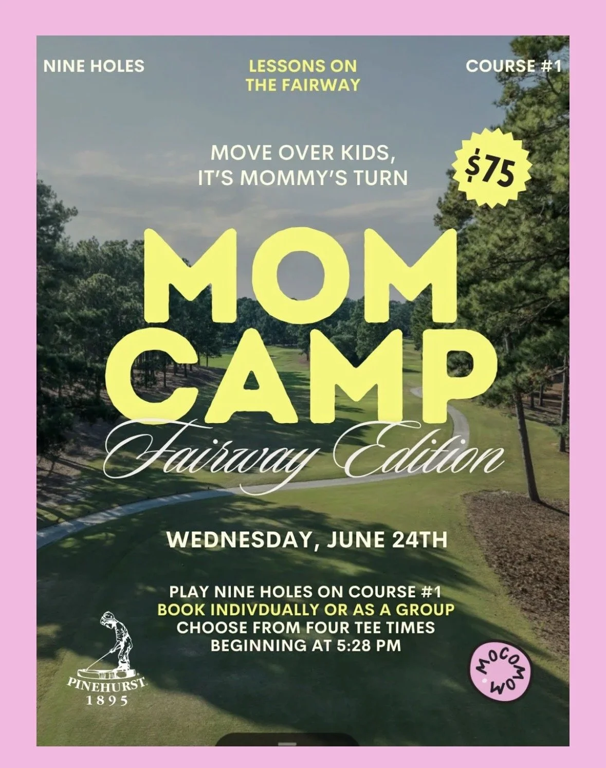 Mom Camp: From Range to Fairway