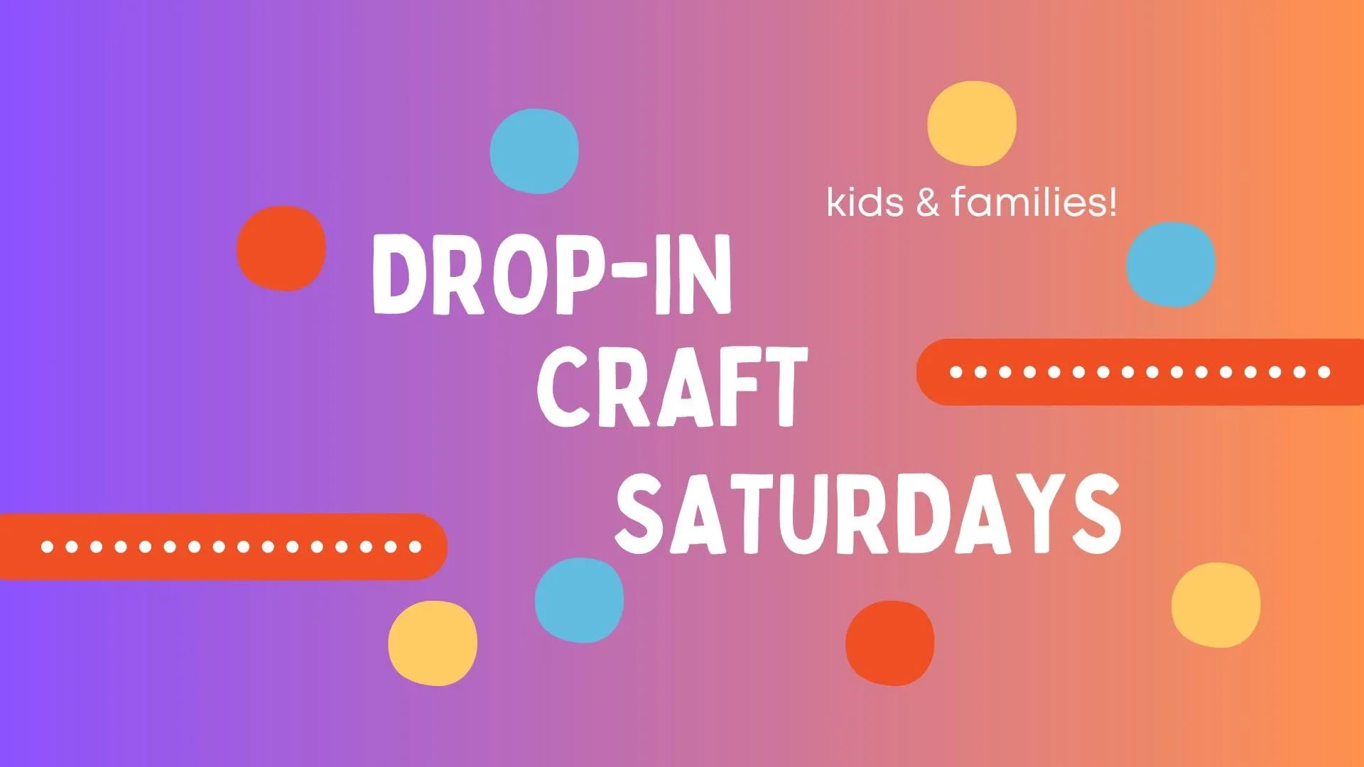 Drop-in Art Saturday