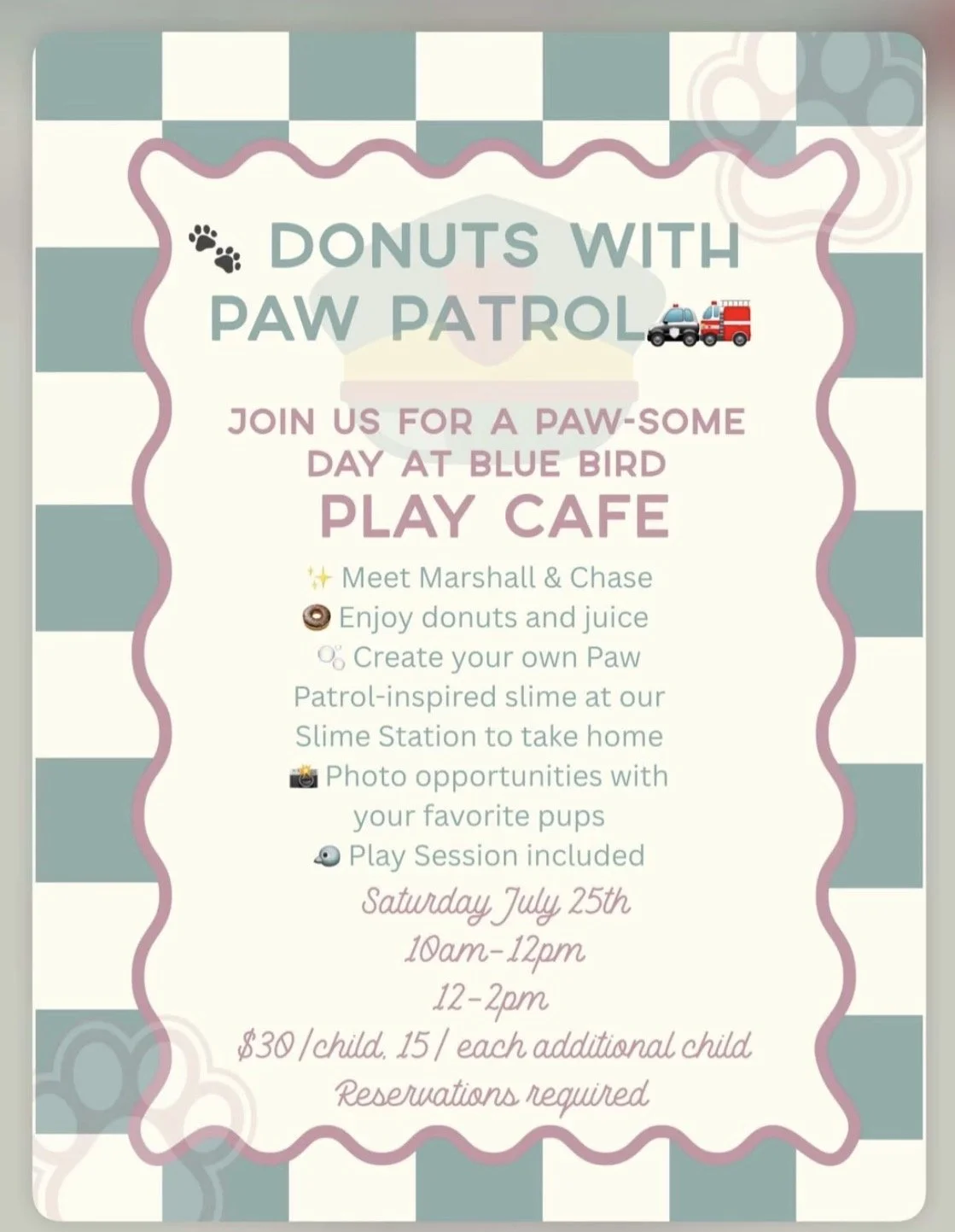 Donuts with Paw Patrol