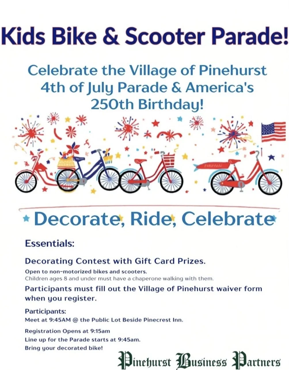Kids Bike & Scooter Parade