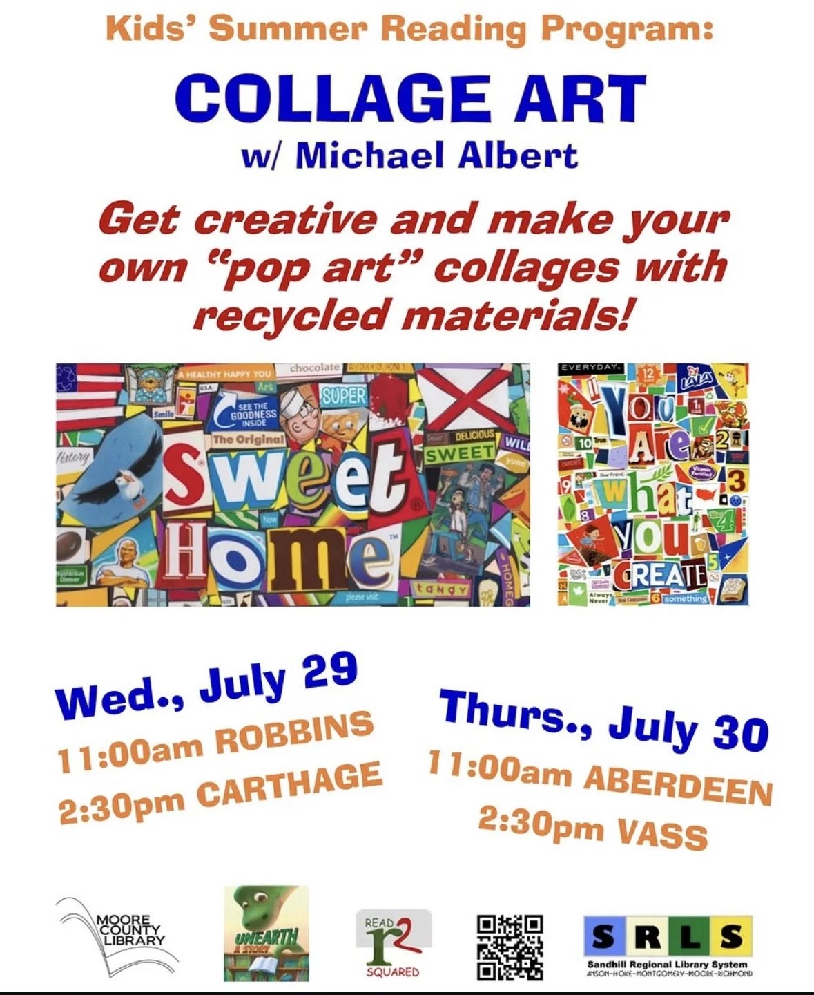 Collage Art at the Library