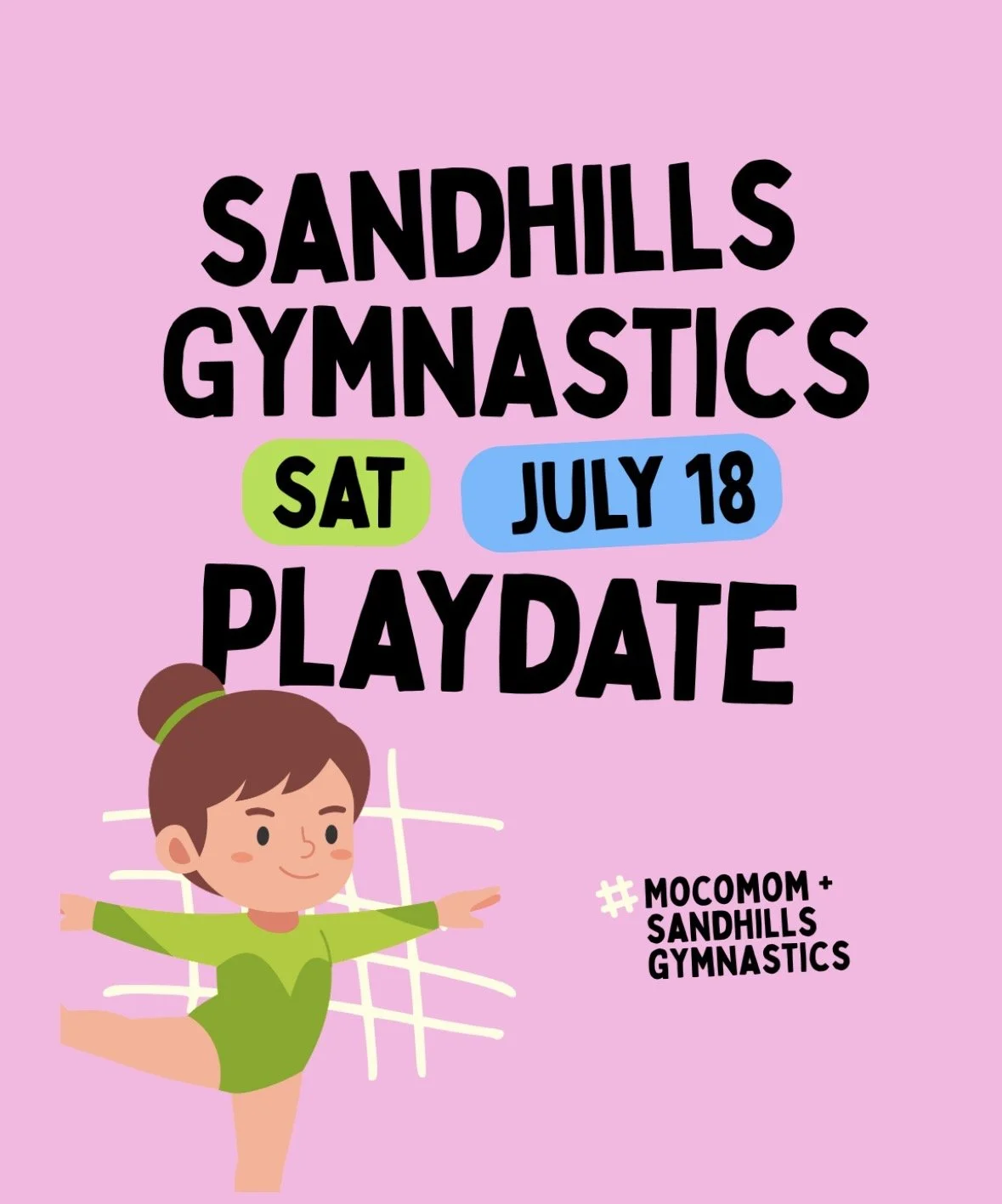 Moco Mom x Sandhills Gymnastics Playdate