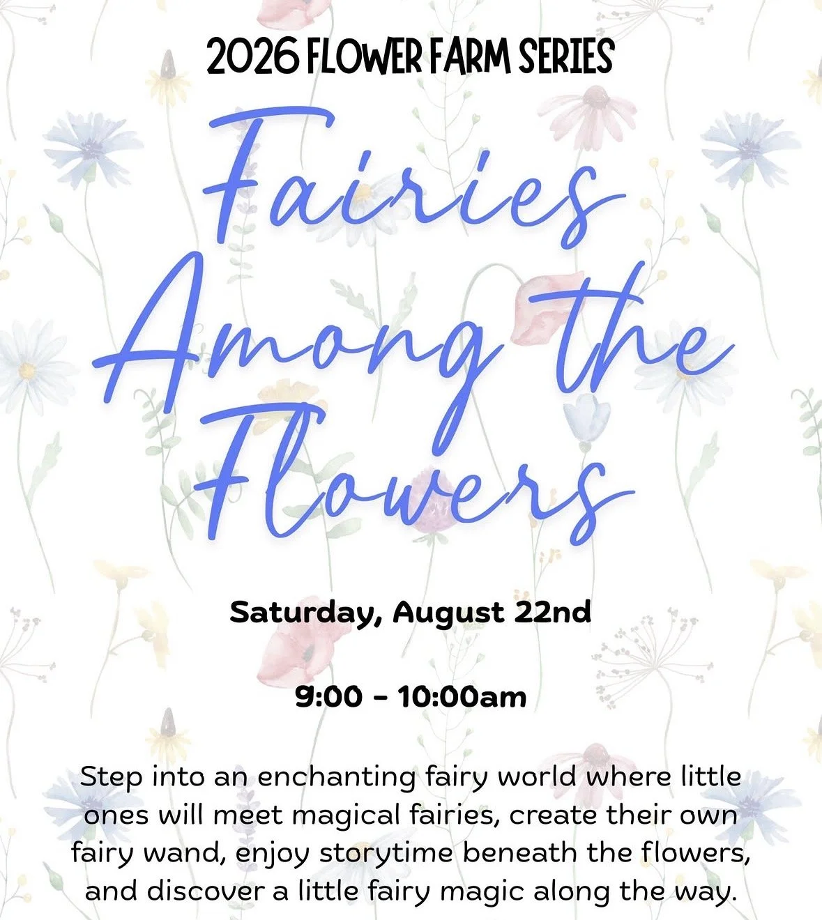 Fairies Among the  Flowers