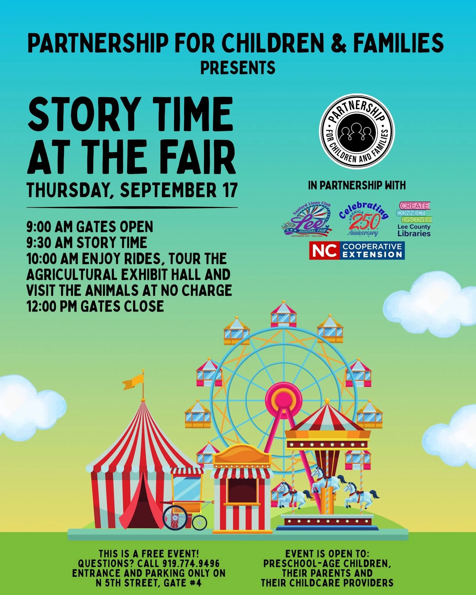 Story time at the Fair