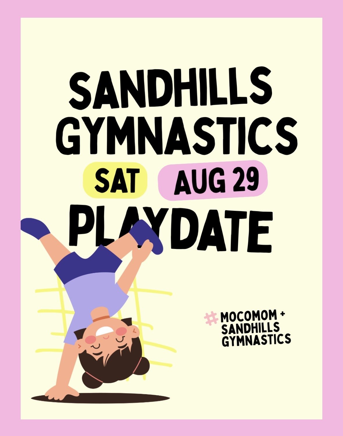 Sandhills Gymnastics x MoCo Mom Play date 