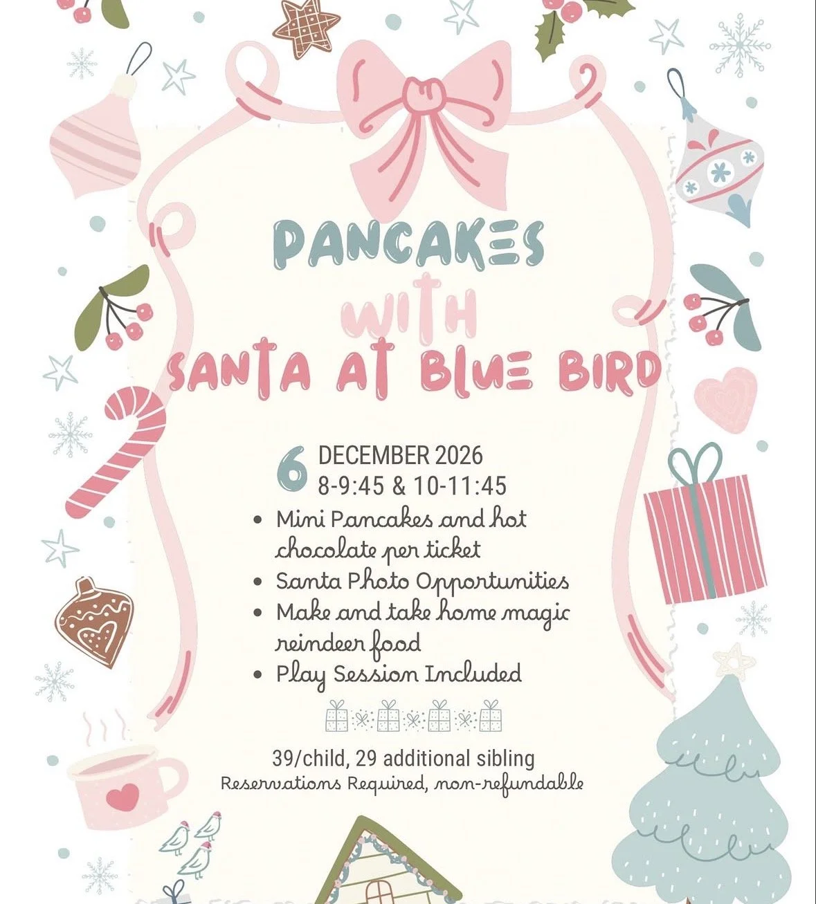 Pancakes with Santa @ Blue Bird